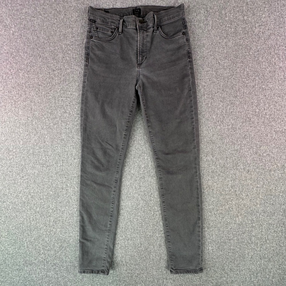 Citizens of Humanity Jeans Womens 27 Rocket High Rise Skinny Grey Stretch Denim